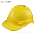 CE construction industrial safety helmet with vents